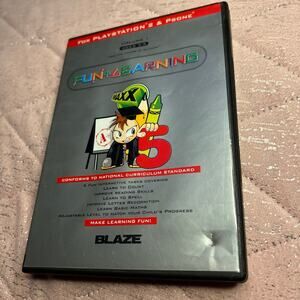 NTSC BLAZE FUN + LEARNING FUN Vol 1 for PlayStation 2 PS2 + PS1 Very Rare